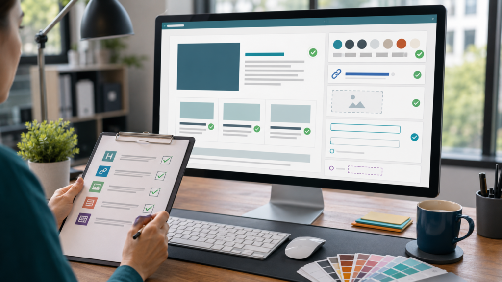 Accessibility QA workspace for a WordPress publishing workflow