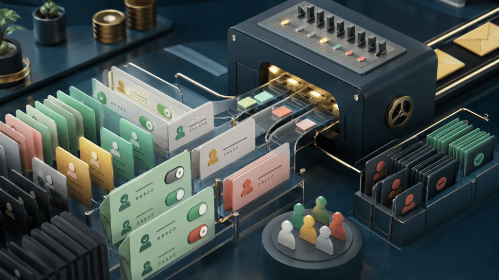 Email preference management system with consent and audience segments