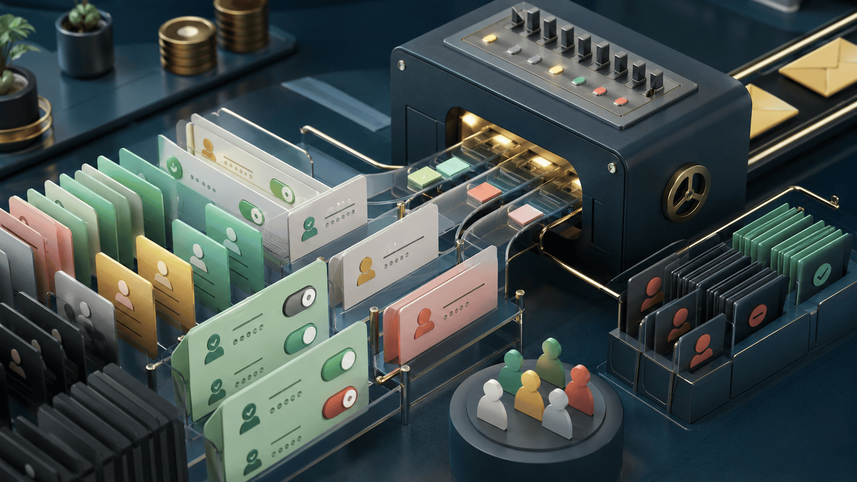 Email preference management system with consent and audience segments